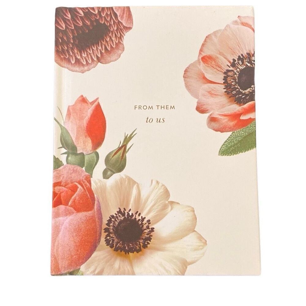 Kate Spade Gift Log Book Tracker Floral Cover 6”x4.5” Wedding Shower Birthday
